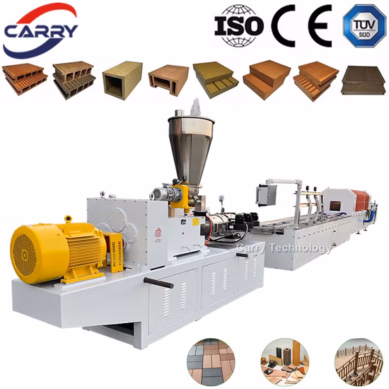 WPC 프로파일 압출/생산 라인 플라스틱 제조 기계